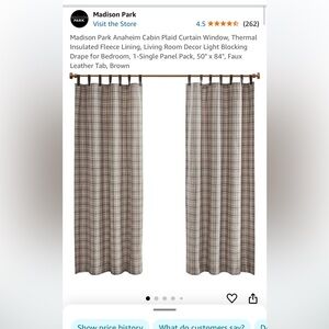 Madison park curtains